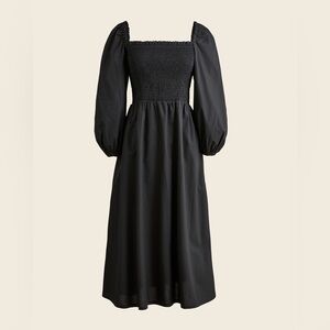 JCrew NWT black midi dress- XL